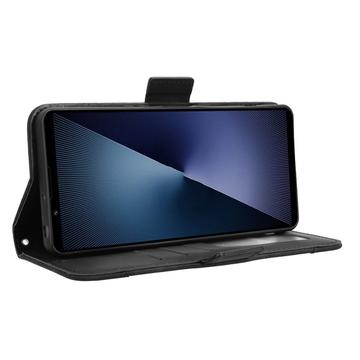 Sony Xperia 1 VII Kortholder Pung Etui - Sort