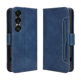 Sony Xperia 1 VII Kortholder Pung Etui - Blå