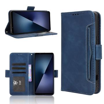Sony Xperia 1 VII Kortholder Pung Etui - Blå