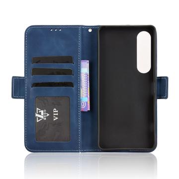 Sony Xperia 1 VII Kortholder Pung Etui - Blå