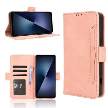 Sony Xperia 1 VII Kortholder Pung Etui - Pink