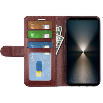 Sony Xperia 1 VII Pung med Magnetisk Lukning - brun