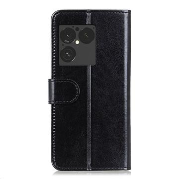 Sony Xperia 1 VIII Pung Etui med Stativ - sort