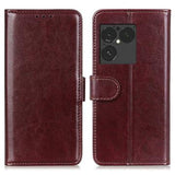Sony Xperia 1 VIII Pung Etui med Stativ - Brun