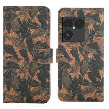 Sony Xperia 1 VIII Bohemisk Pung-etui - Efterårsblade