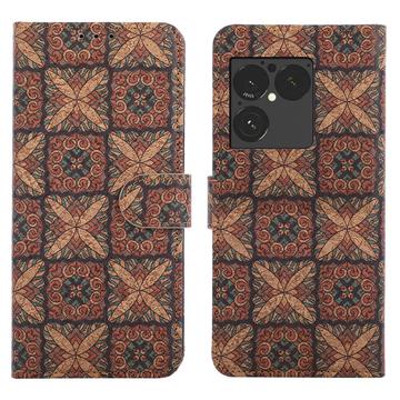 Sony Xperia 1 VIII Bohemisk Pung-etui - hjerter