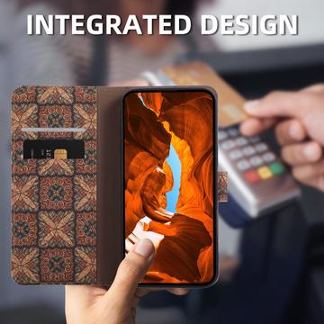 Sony Xperia 1 VIII Bohemisk Pung-etui - hjerter