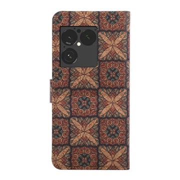 Sony Xperia 1 VIII Bohemisk Pung-etui - hjerter