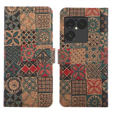 Sony Xperia 1 VIII Bohemisk Pung-etui - kronblade
