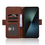 Sony Xperia 1 VIII Kortholder Pung Etui - Brun