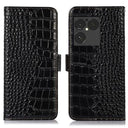 Sony Xperia 1 VIII Crocodile Series Læderpung med RFID - Sort