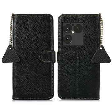 Sony Xperia 1 VIII Pung læder cover med RFID - sort