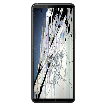 Sony Xperia 10 II Skærm Reparation - LCD/Touchskærm - Sort