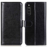 Sony Xperia 10 III, Xperia 10 III Lite Pung Taske med Stand - Sort