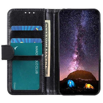 Sony Xperia 10 III, Xperia 10 III Lite Pung Taske med Stand - Sort