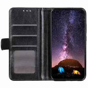 Sony Xperia 10 III, Xperia 10 III Lite Pung Taske med Stand - Sort