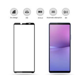 Sony Xperia 10 V Mocolo Full Size Hærdet Glas - 9H - Sort Kant