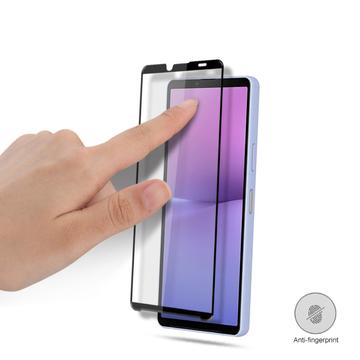Sony Xperia 10 V Mocolo Full Size Hærdet Glas - 9H - Sort Kant