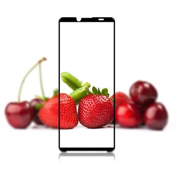 Sony Xperia 10 V Mocolo Full Size Hærdet Glas - 9H - Sort Kant