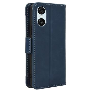Sony Xperia 10 VI Pung Cover med Kortholder - Blå