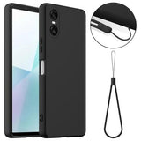 Sony Xperia 10 VI Liquid Silikone Cover - MagSafe Kompatibel - Sort