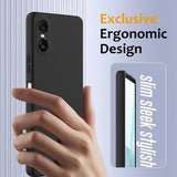 Sony Xperia 10 VI Liquid Silikone Cover - MagSafe Kompatibel - Sort