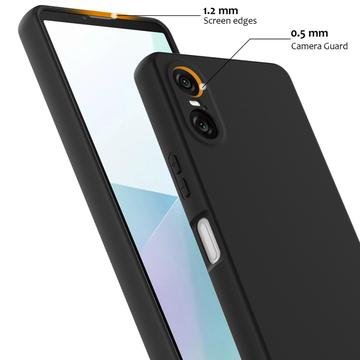 Sony Xperia 10 VI Liquid Silikone Cover - MagSafe Kompatibel - Sort