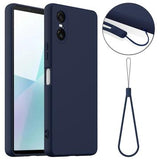 Sony Xperia 10 VI Liquid Silikone Cover - MagSafe Kompatibel - Mørkeblå