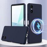 Sony Xperia 10 VI Liquid Silikone Cover - MagSafe Kompatibel - Mørkeblå