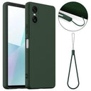 Sony Xperia 10 VI Liquid Silikone Cover - MagSafe Kompatibel - Mørkegrøn