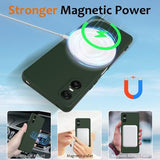 Sony Xperia 10 VI Liquid Silikone Cover - MagSafe Kompatibel - Mørkegrøn