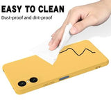 Sony Xperia 10 VI Liquid Silikone Cover med Strop - Gul