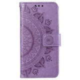Sony Xperia 10 VI Mandala Series Etui med Pung - Lilla