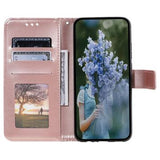 Sony Xperia 10 VI Mandala Series Etui med Pung - Rødguld