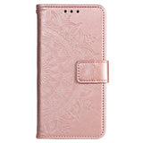 Sony Xperia 10 VI Mandala Series Etui med Pung - Rødguld