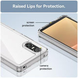Sony Xperia 10 VI Ridsefast Hybrid Cover - Gennemsigtig
