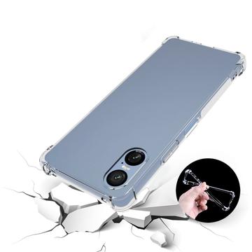 Sony Xperia 10 VI Stødsikkert TPU Cover - Gennemsigtig