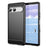 Sony Xperia 10 VII Børstet TPU Cover - Karbonfiber - Sort