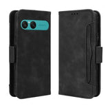 Sony Xperia 10 VII Kortholder Pung Etui - Sort