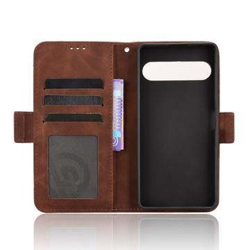 Sony Xperia 10 VII Kortholder Pung Etui - Brun