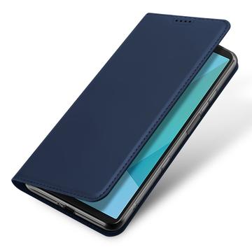 Sony Xperia 10 VII Dux Ducis Skin Pro Flip Cover - Blå