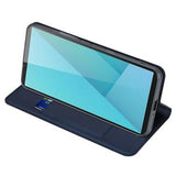 Sony Xperia 10 VII Dux Ducis Skin Pro Flip Cover - Blå