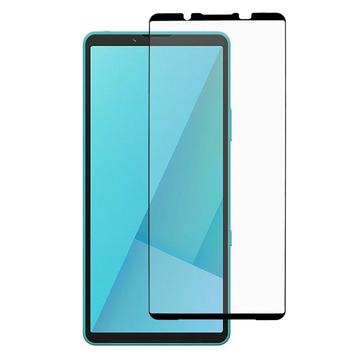 Sony Xperia 10 VII Skærmbeskyttelse Hærdet Glas - Full Fit - 9H - Sort kant