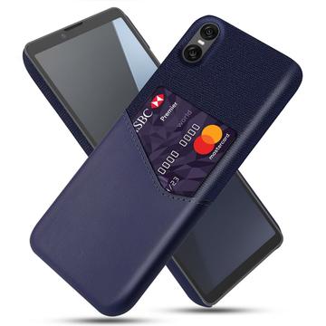 Sony Xperia 10 VII KSQ Cover med Kortholder - Blå