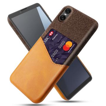Sony Xperia 10 VII KSQ Cover med Kortholder - Orange