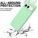 Sony Xperia 10 VII Flydende silikone cover med håndrem - grøn