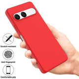 Sony Xperia 10 VII Flydende silikone cover med håndrem - rød