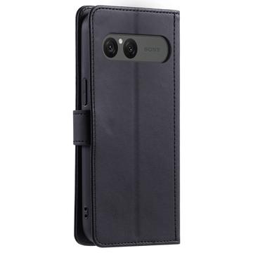 Sony Xperia 10 VII Luksus Vatteret Pung - sort