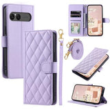 Sony Xperia 10 VII Luksus Vatteret Pung - lilla