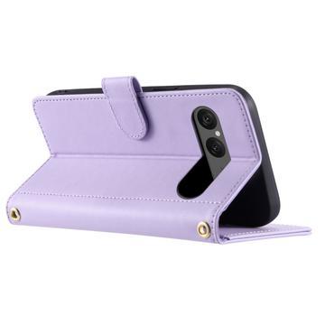 Sony Xperia 10 VII Luksus Vatteret Pung - lilla